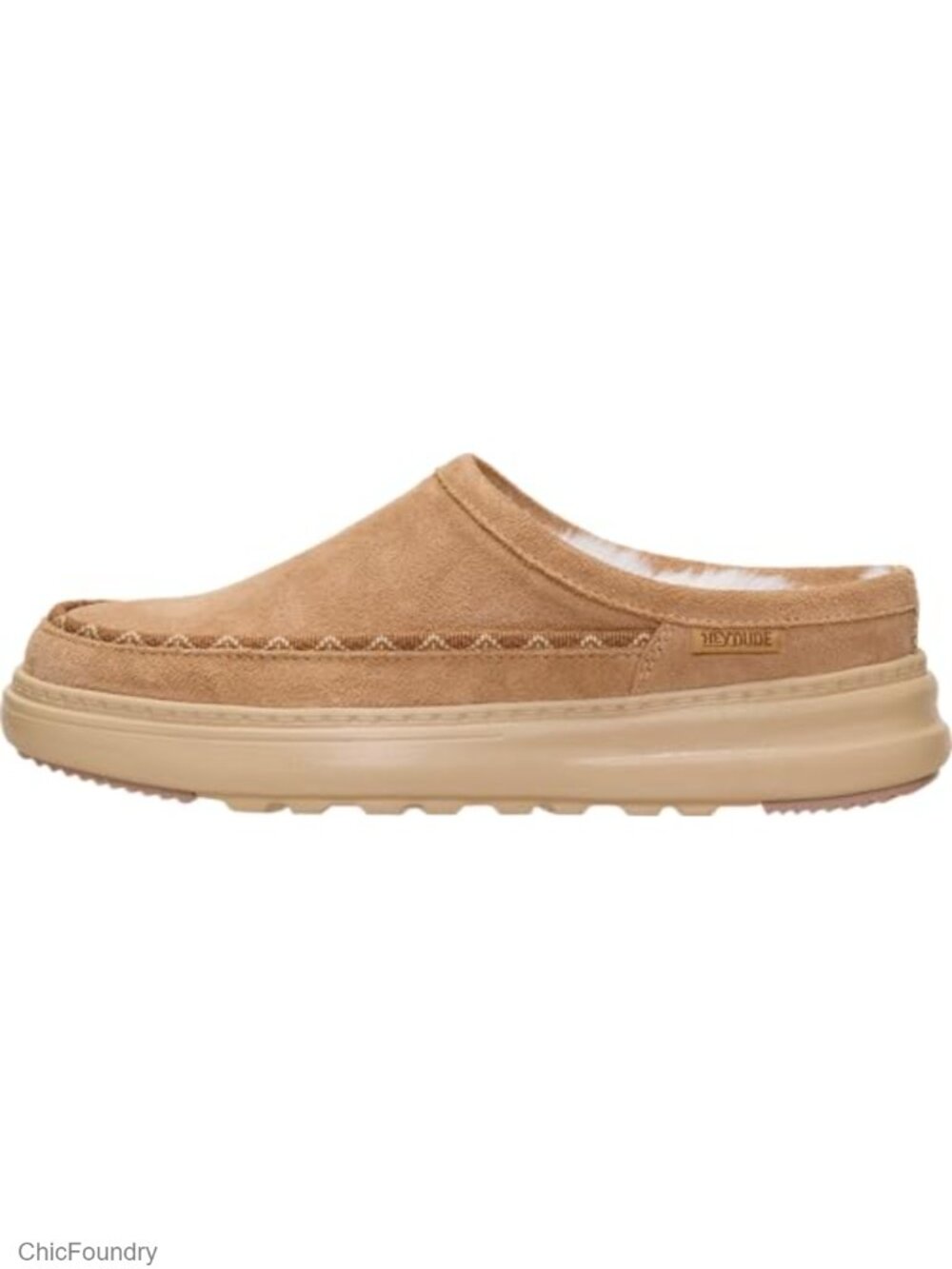 Heydude Remi Toastee Suede Clog Sherpa Lined Slip-On Women's